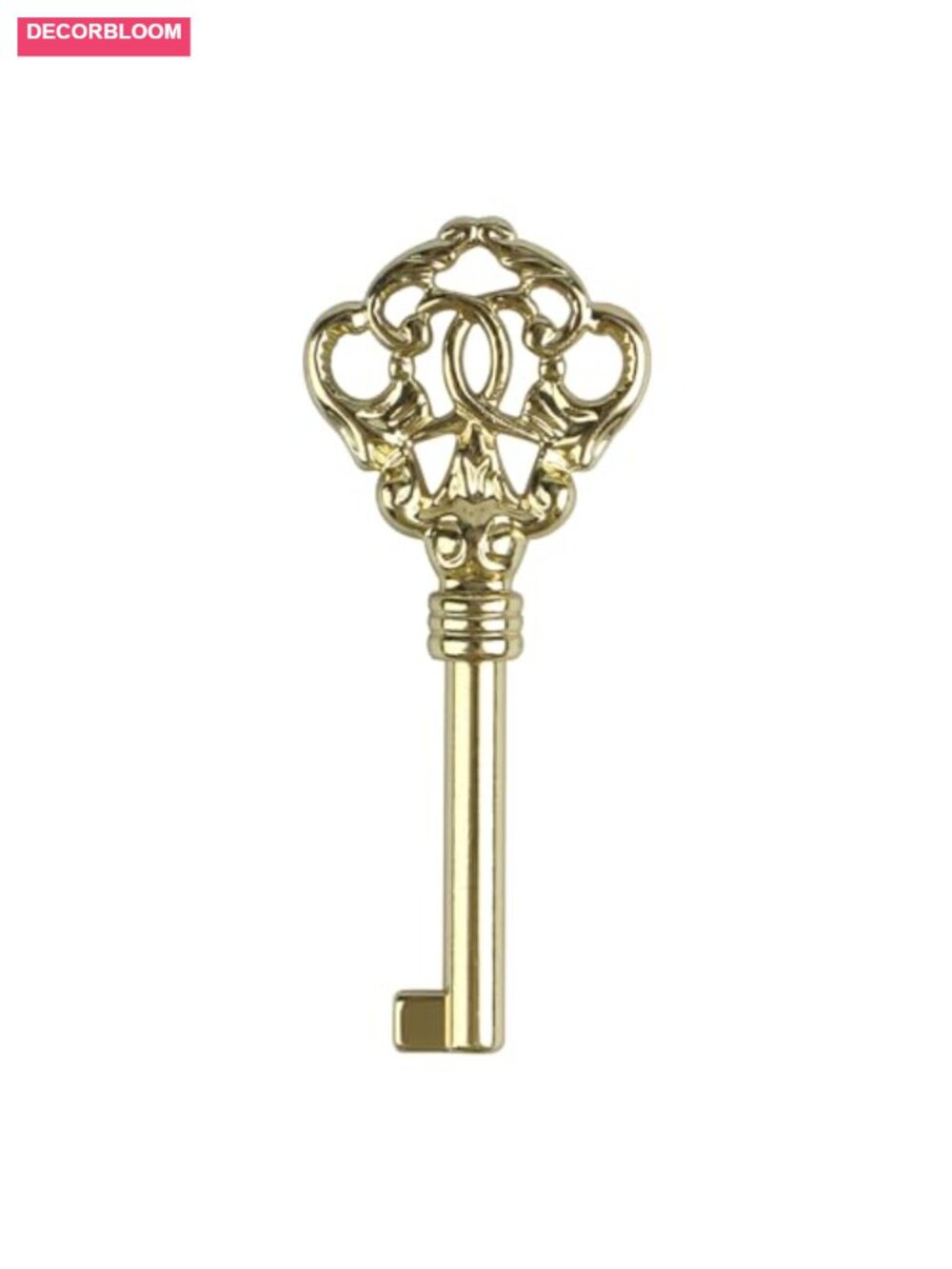 Solid Brass Skeleton Key Antique Style KYF-2 Replacement